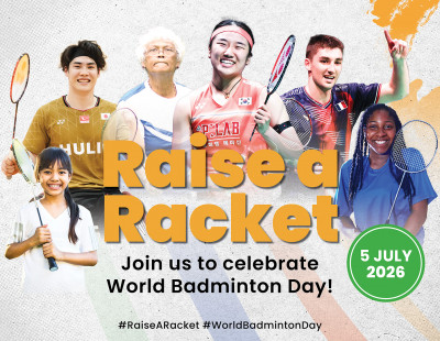 Raise A Racket for World Badminton Day!